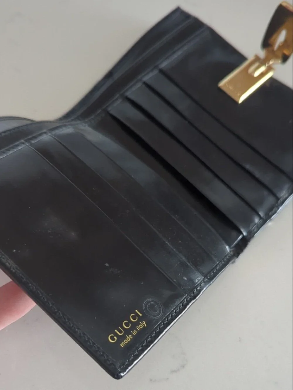 Gucci Patent Leather Wallet
